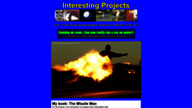 What Interestingprojects.com website looked like in 2023 (1 year ago)
