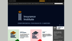 What Insuranceinstitute.ca website looked like in 2023 (3 years ago)