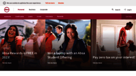 What Ib.absa.co.za website looked like in 2023 (1 year ago)
