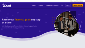 What Igrad.com website looked like in 2023 (1 year ago)