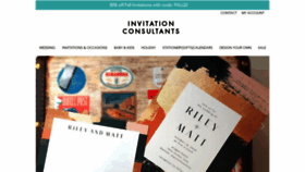 What Invitationconsultants.com website looked like in 2023 (1 year ago)