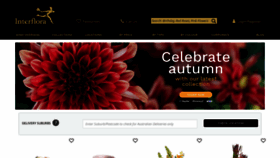 What Interflora.com.au website looked like in 2023 (1 year ago)