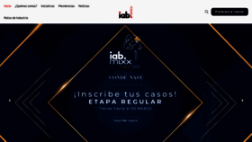What Iabmexico.com website looked like in 2023 (1 year ago)