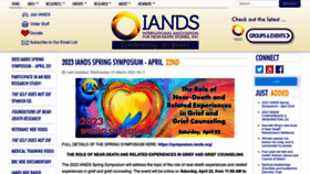 What Iands.org website looked like in 2023 (1 year ago)