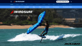 What Iwindsurf.com website looked like in 2023 (1 year ago)