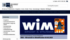 What Ihk-nuernberg.de website looked like in 2023 (1 year ago)