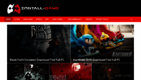 What Install-game.com website looked like in 2023 (1 year ago)