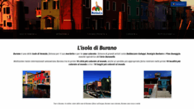 What Isoladiburano.it website looked like in 2023 (2 years ago)