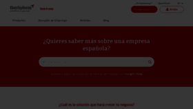 What Iberinform.es website looked like in 2023 (1 year ago)