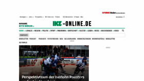 What Ikz-online.de website looked like in 2023 (1 year ago)