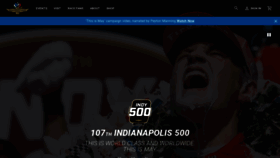 What Indy500.com website looked like in 2023 (1 year ago)