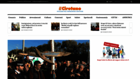 What Ilcirotano.it website looked like in 2023 (1 year ago)