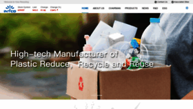 What Intco-recycling.com website looked like in 2023 (1 year ago)