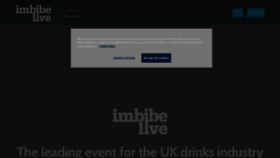 What Imbibe.com website looked like in 2023 (1 year ago)