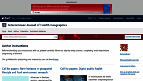 What Ij-healthgeographics.com website looked like in 2023 (1 year ago)