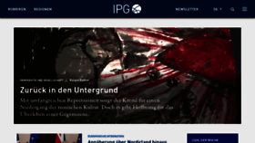 What Ipg-journal.de website looked like in 2023 (3 years ago)