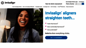 What Invisalign.com.au website looked like in 2023 (1 year ago)