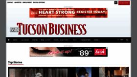 What Insidetucsonbusiness.com website looked like in 2023 (1 year ago)