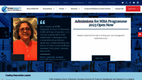 What Ifmr.ac.in website looked like in 2023 (1 year ago)