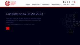 What Institut-metiersdart.org website looked like in 2023 (1 year ago)