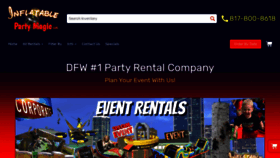 What Inflatablepartymagictx.com website looked like in 2023 (1 year ago)