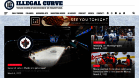 What Illegalcurve.com website looked like in 2023 (1 year ago)