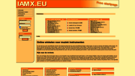 What Iamx.eu website looked like in 2023 (1 year ago)