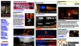 What In70mm.com website looked like in 2023 (1 year ago)