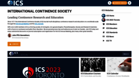 What Ics.org website looked like in 2023 (1 year ago)