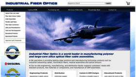 What I-fiberoptics.com website looked like in 2023 (1 year ago)