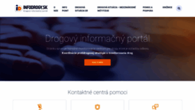 What Infodrogy.sk website looked like in 2023 (1 year ago)