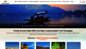 What Indianholiday.com website looked like in 2023 (1 year ago)