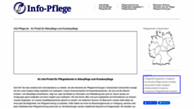 What Info-pflege.de website looked like in 2023 (2 years ago)