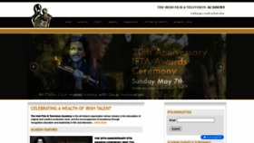 What Ifta.ie website looked like in 2023 (1 year ago)