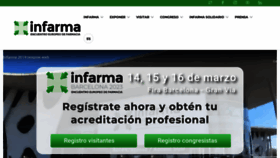 What Infarma.es website looked like in 2023 (1 year ago)