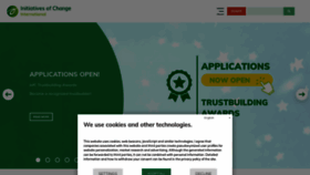 What Iofc.org website looked like in 2023 (1 year ago)