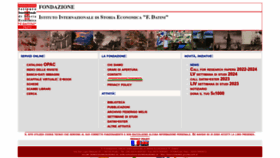 What Istitutodatini.it website looked like in 2023 (1 year ago)