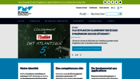 What Imt-atlantique.fr website looked like in 2023 (1 year ago)