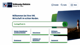 What Ihk-schleswig-holstein.de website looked like in 2023 (1 year ago)