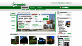 What Immopool.de website looked like in 2023 (1 year ago)