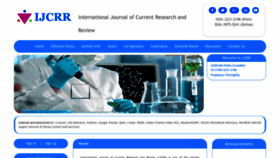 What Ijcrr.com website looked like in 2023 (1 year ago)