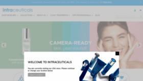 What Intraceuticals.com website looked like in 2023 (1 year ago)