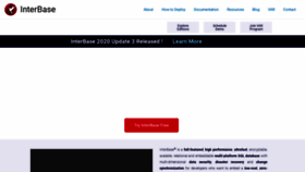 What Interbase.com website looked like in 2023 (1 year ago)