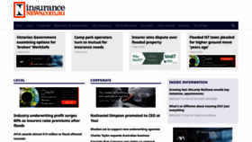 What Insurancenews.com.au website looked like in 2023 (1 year ago)