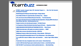 What Internbuzz.com website looked like in 2023 (1 year ago)