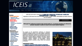 What Iceis.org website looked like in 2023 (3 years ago)