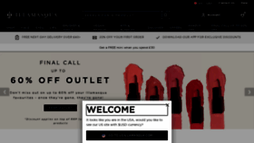 What Illamasqua.com website looked like in 2023 (1 year ago)