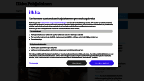 What Ilkka.fi website looked like in 2023 (1 year ago)