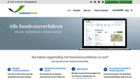 What Insolvenz-portal.de website looked like in 2023 (1 year ago)