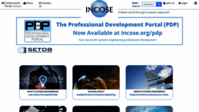 What Incose.org website looked like in 2023 (1 year ago)